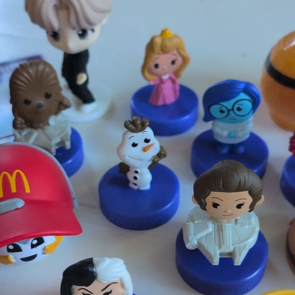 McDonald's Happy Meal Toy Lot of 25, Disney, Tails, FIFA, Mario, FIFA, BTS